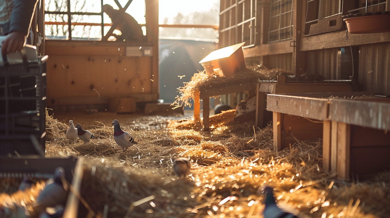 Nega, volijera i higijena Čista volijera i higijena u golubarniku – nega i održavanje prostora za golubove