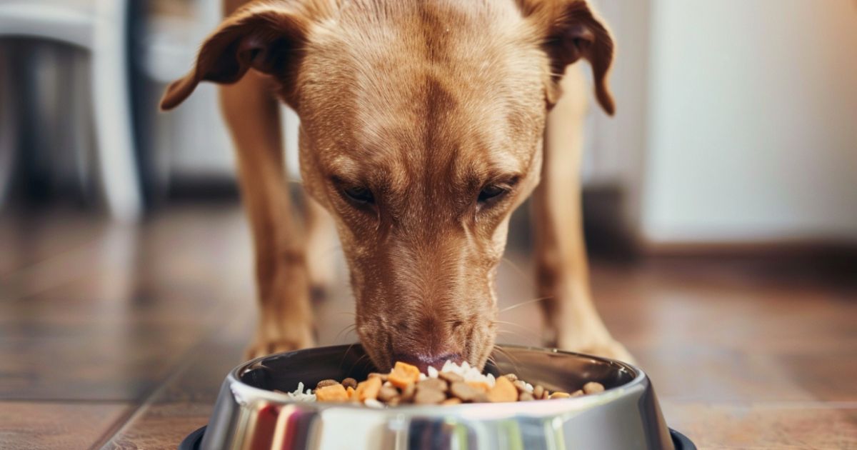 Pas jede hipoalergenu hranu sa lososom, pirinčem i batatom, prikaz pravilne dijete za pse sa alergijama.