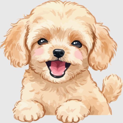 Zdrav pas jede iz činije punu kvalitetne hrane i vitaminskih dodataka